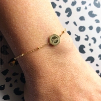 Cadeautje voor Mama-Armband Love goud