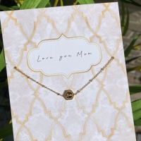 Cadeautje voor Mama-Armband Love goud