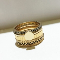 Ring Fashion Seal goud Steel R424