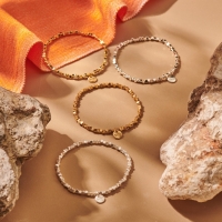 Armband Cubes Goud of Zilver-Biba
