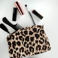 Make-up Tas Luipaard beige-bruin