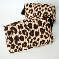 Make-up Tas Luipaard beige-bruin