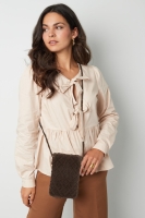 Teddy telefoontas - Bruin