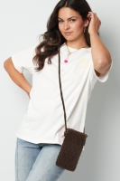 Teddy telefoontas - Bruin