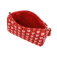 Make-up Tas Hartjes - Rood