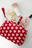 Make-up Tas Hartjes - Rood