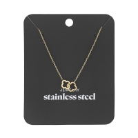 Ketting Linked Lucky klaver - goud