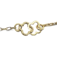 Armband Linked Lucky klaver - goud